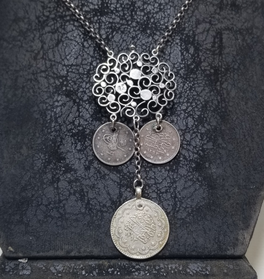 ÖZEL YAPIM GÜMÜŞ GERDANLIK