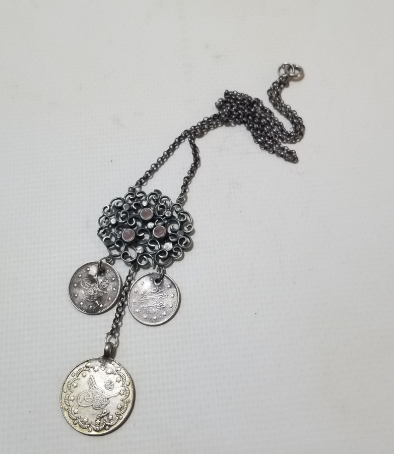 ÖZEL YAPIM GÜMÜŞ GERDANLIK