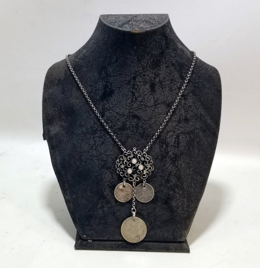 ÖZEL YAPIM GÜMÜŞ GERDANLIK