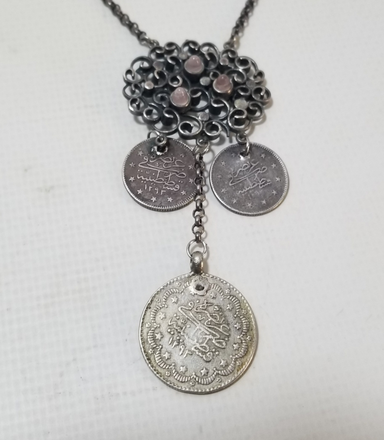 ÖZEL YAPIM GÜMÜŞ GERDANLIK