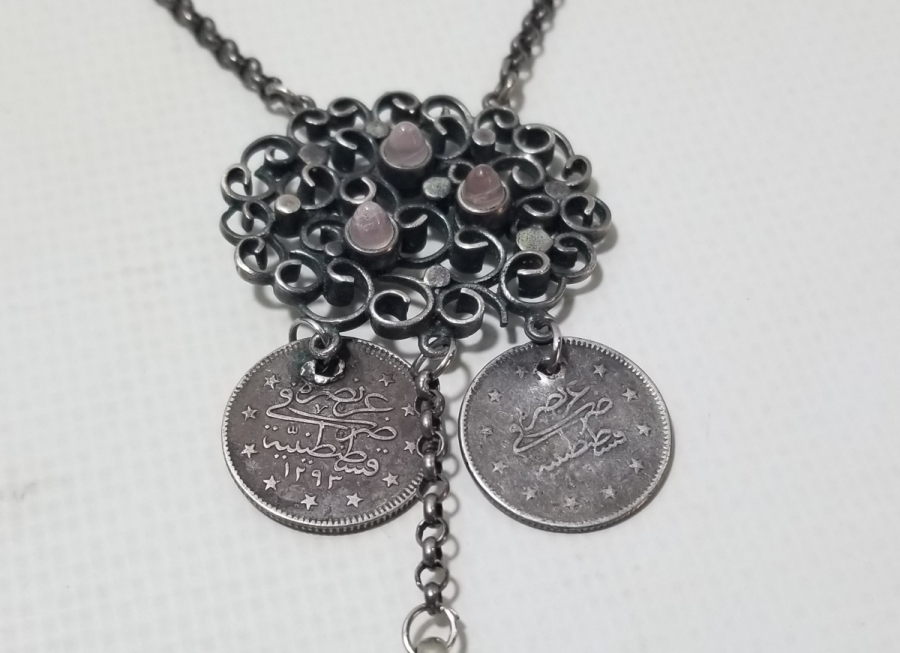 ÖZEL YAPIM GÜMÜŞ GERDANLIK