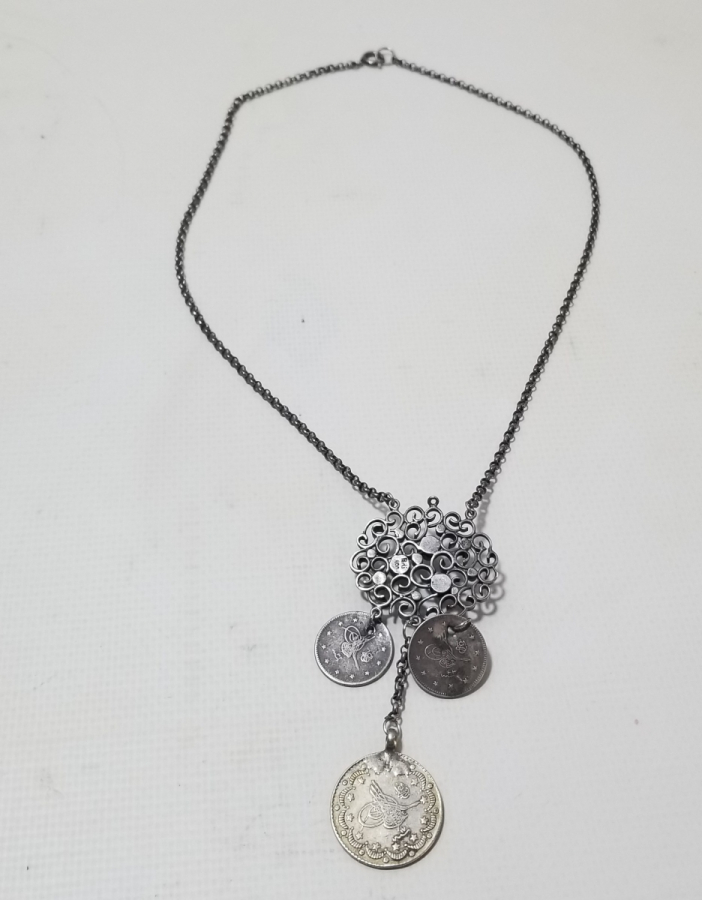 ÖZEL YAPIM GÜMÜŞ GERDANLIK