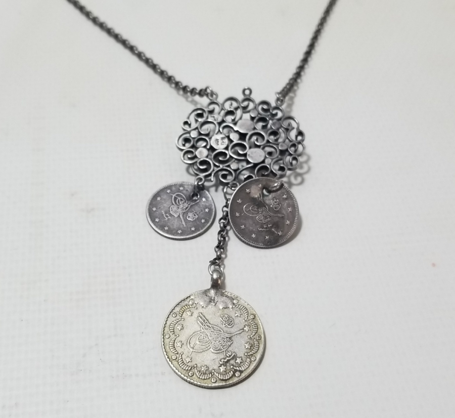 ÖZEL YAPIM GÜMÜŞ GERDANLIK