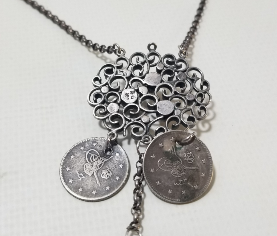 ÖZEL YAPIM GÜMÜŞ GERDANLIK