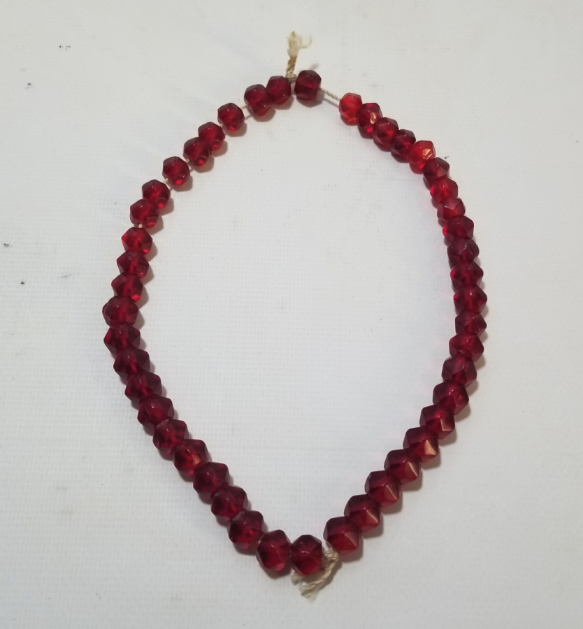 OSMANLI DÖNEMİ FASETA KESİMLİ YÖRÜK KOLYESİ