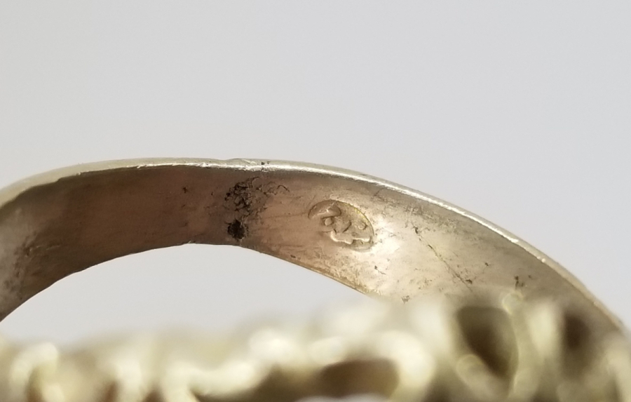 ÜZERİ YAZILI VE OSMANLICA DAMGALI OSMANLI DÖNEMİ NADİR YÜZÜK