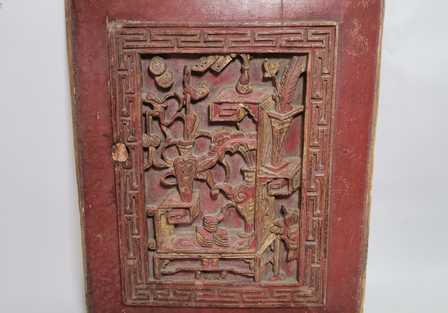 OSMANLI DÖNEMİ ÇOK NADİR EDİRNEKARİ DOLAP KAPAĞI PARÇASI