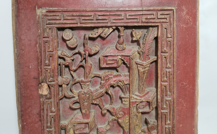 OSMANLI DÖNEMİ ÇOK NADİR EDİRNEKARİ DOLAP KAPAĞI PARÇASI