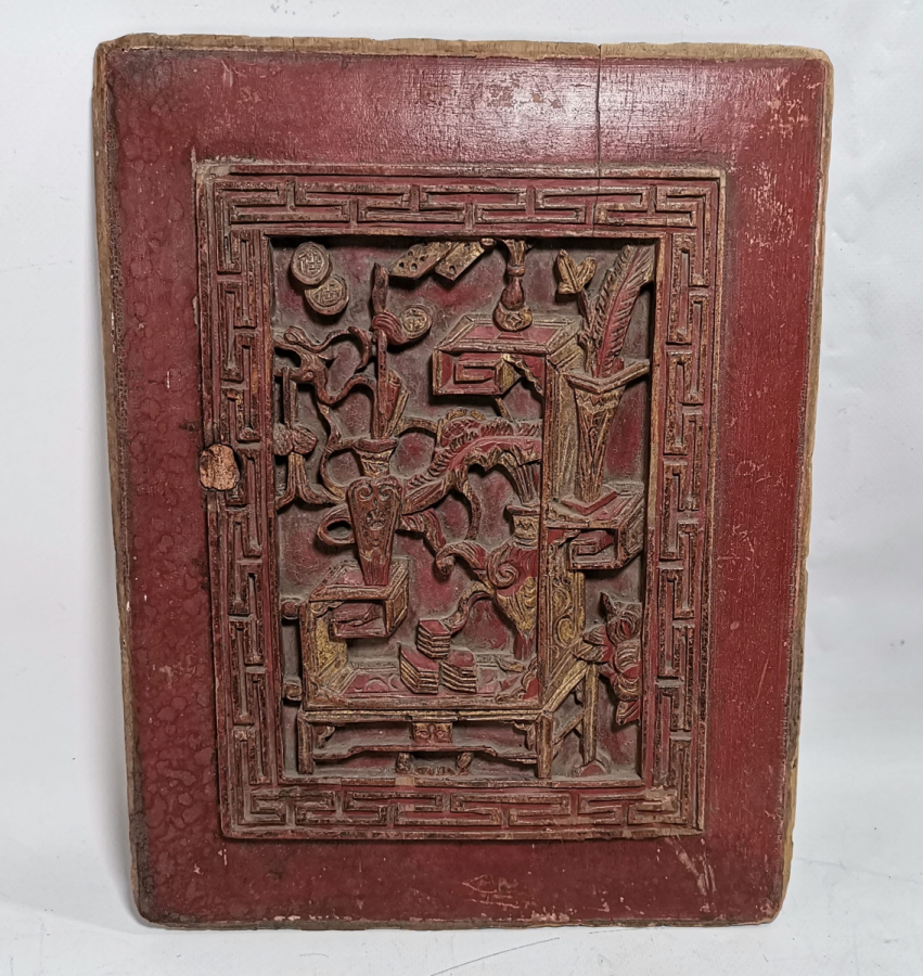 OSMANLI DÖNEMİ ÇOK NADİR EDİRNEKARİ DOLAP KAPAĞI PARÇASI