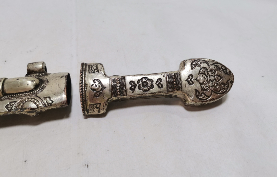 ANTİKA ÇERKES KAMASI SAPI VE KINI