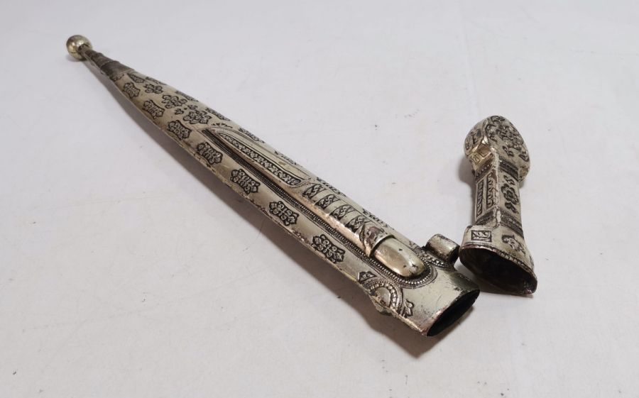 ANTİKA ÇERKES KAMASI SAPI VE KINI