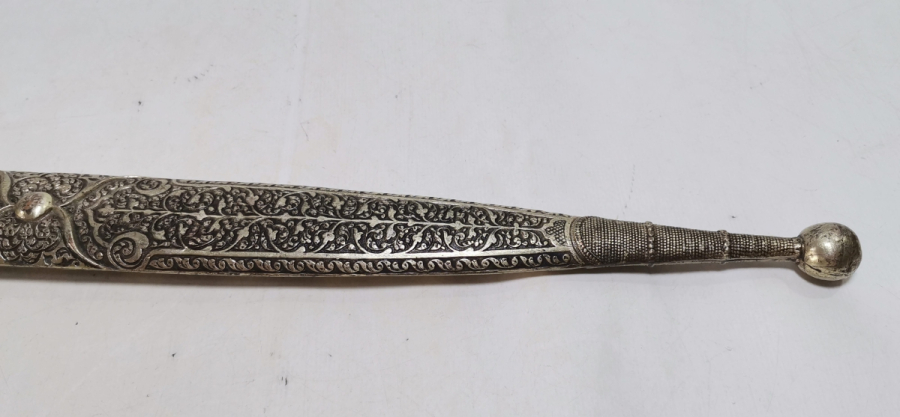 ANTİKA ÇERKES KAMASI SAPI VE KINI