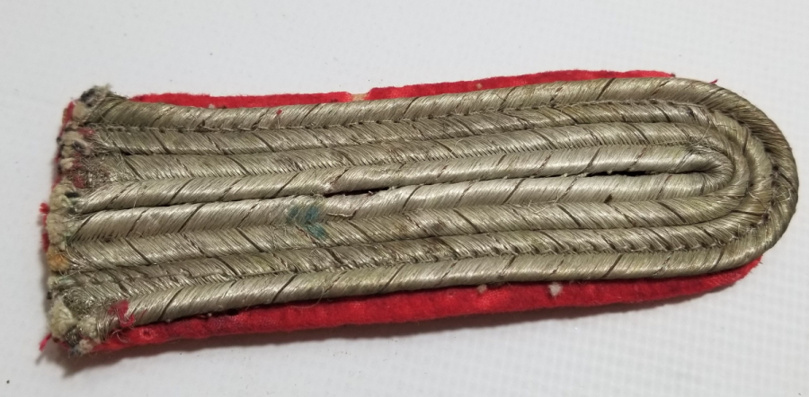 1. DÜNYA SAVAŞI DÖNEMİ SIRMA İŞÇİLİKLİ OSMANLI SUBAY APOLETİ