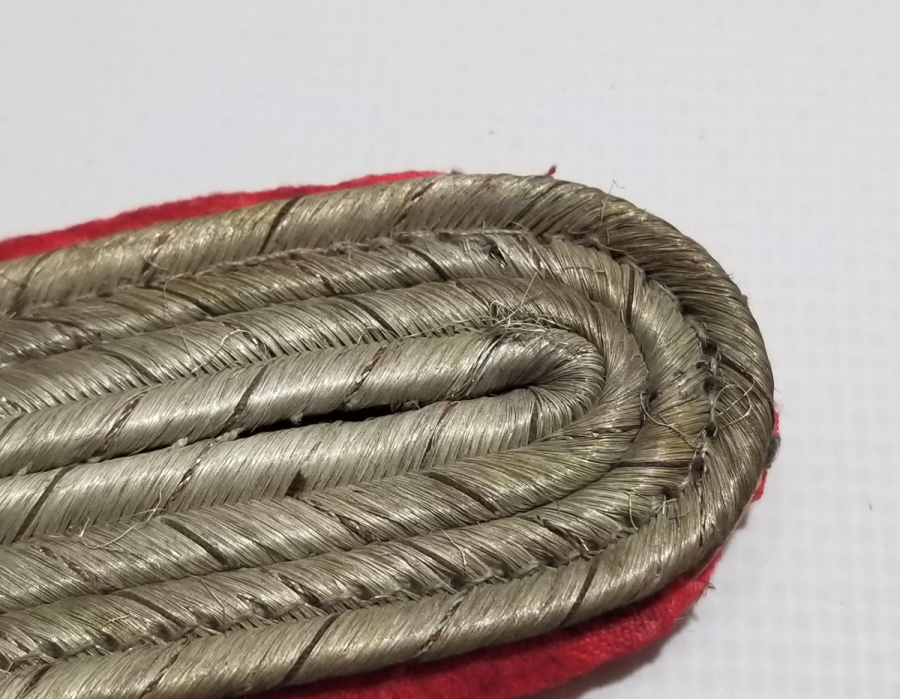 1. DÜNYA SAVAŞI DÖNEMİ SIRMA İŞÇİLİKLİ OSMANLI SUBAY APOLETİ