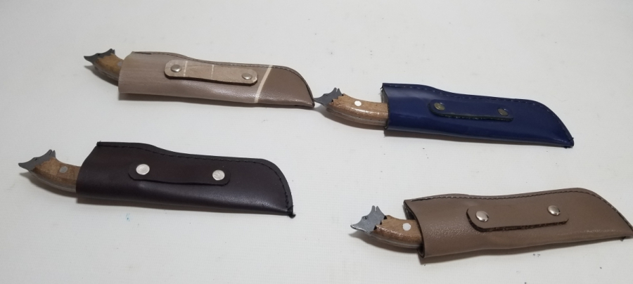 ÖZEL YAPIM KURT BAŞLI KAMPÇI BIÇAKLARI LOTU