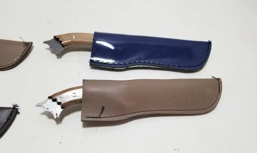 ÖZEL YAPIM KURT BAŞLI KAMPÇI BIÇAKLARI LOTU