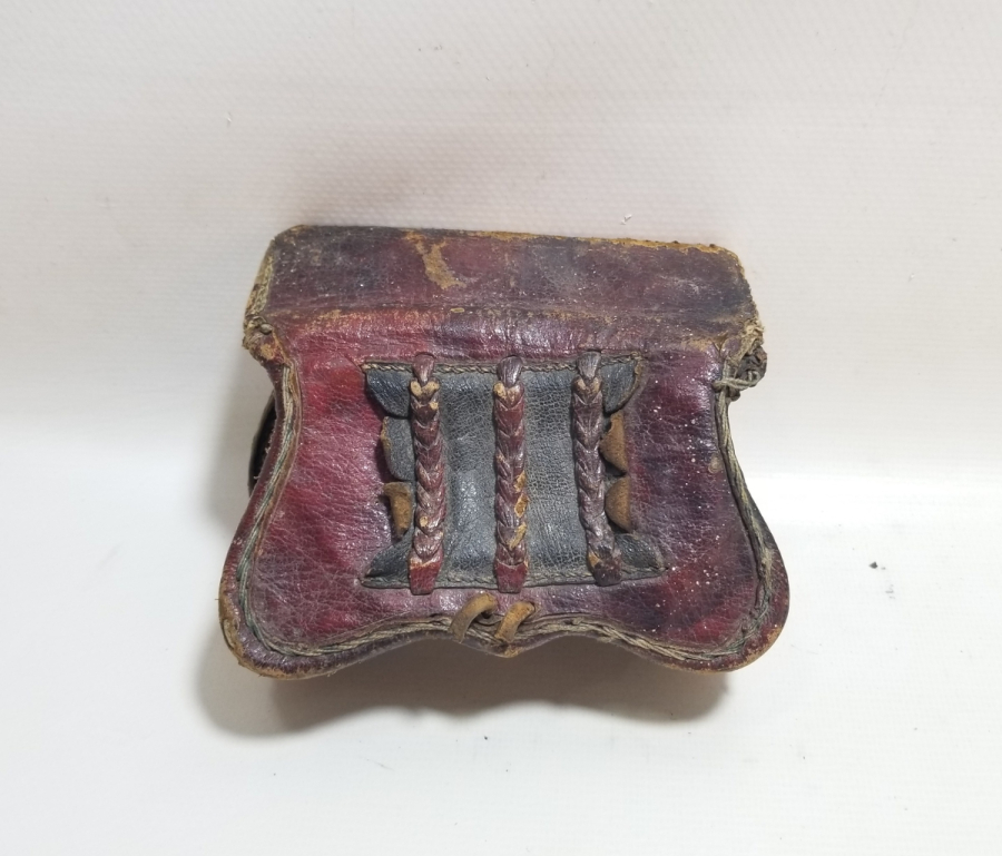 ÇOK NADİR DERİ OSMANLI DÖNEMİ KALE TÜFEĞİ ÇAPUTLUĞU