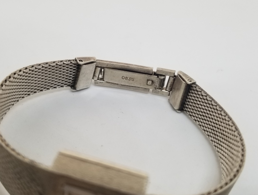 ÖZEL YAPIM KURMALI ANTİKA GÜMÜŞ KOL SAATİ