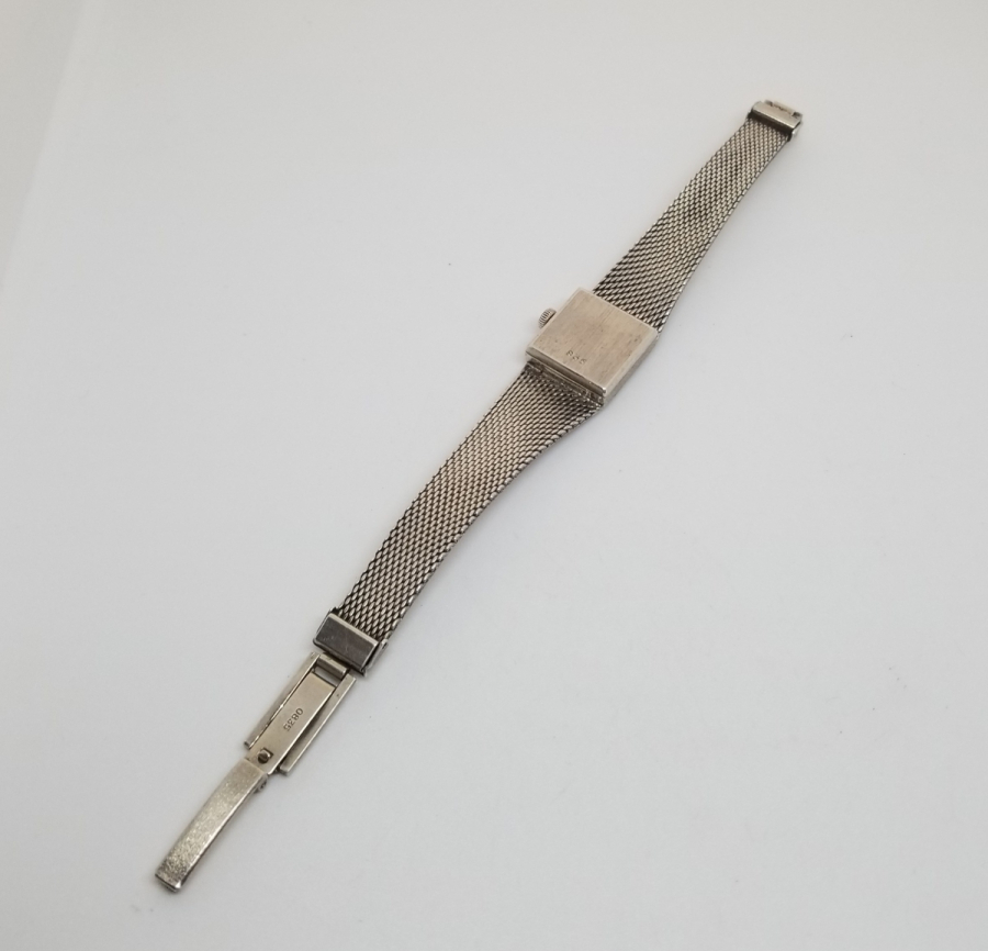 ÖZEL YAPIM KURMALI ANTİKA GÜMÜŞ KOL SAATİ