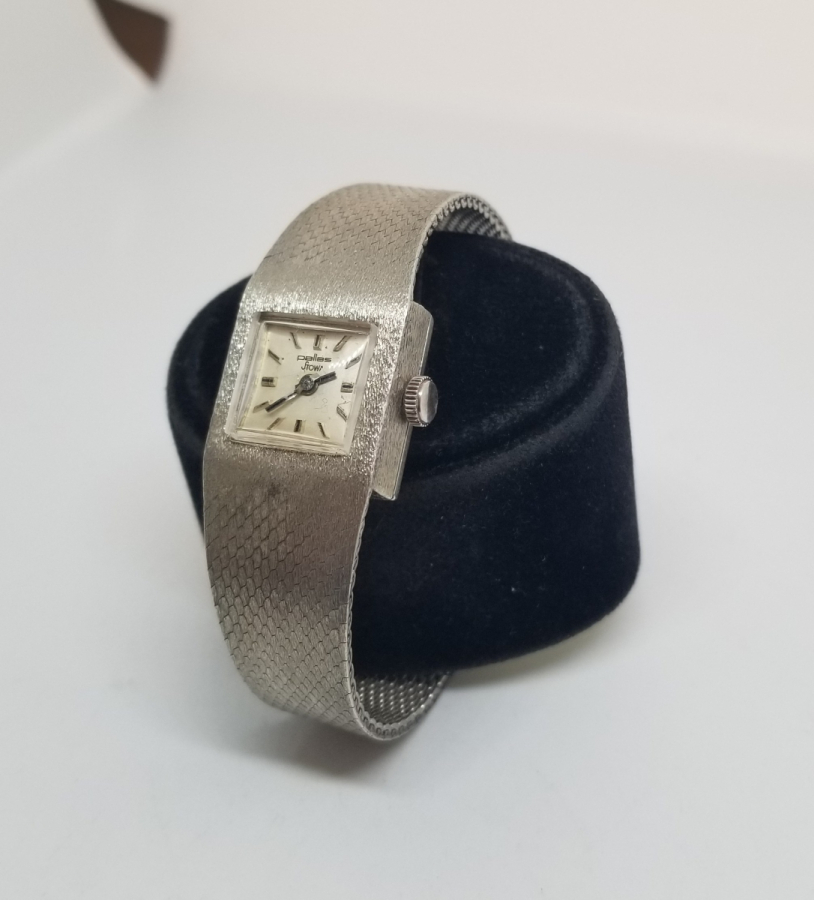 ÖZEL YAPIM KURMALI ANTİKA GÜMÜŞ KOL SAATİ