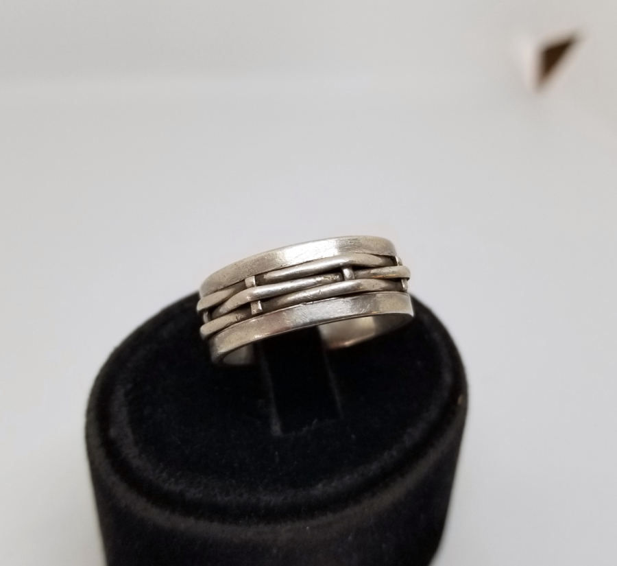 KABARTMA İŞÇİLİKLİ GÜMÜŞ ALYANS