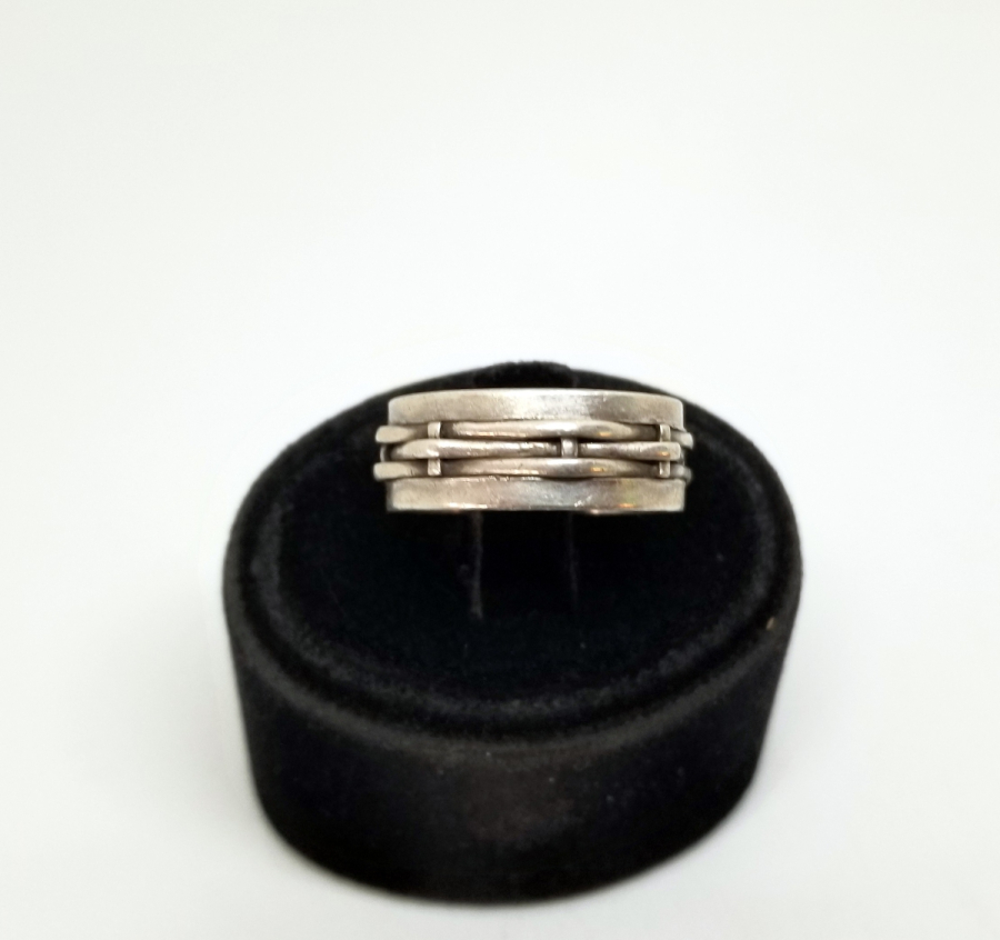 KABARTMA İŞÇİLİKLİ GÜMÜŞ ALYANS