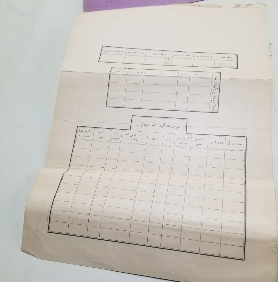 ORİJİNAL KARTONUNDA CUMHURİYET BAŞLARI SENED-İ HAKANİ - TAPU