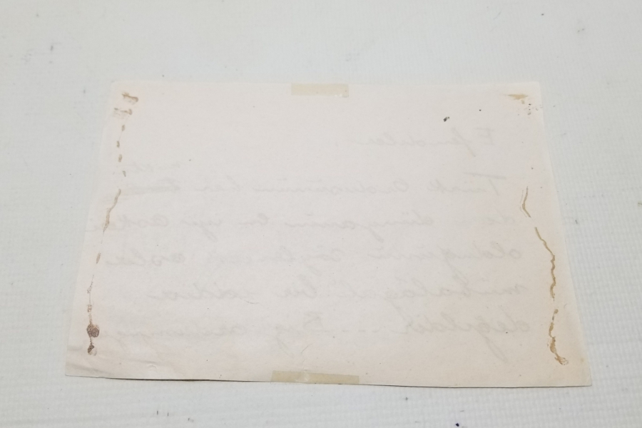 ATATÜRK'ÜN KENDİ EL YAZISIYLA YAZDIĞI BASKI ÇOĞALTMA HATIRA YAZI