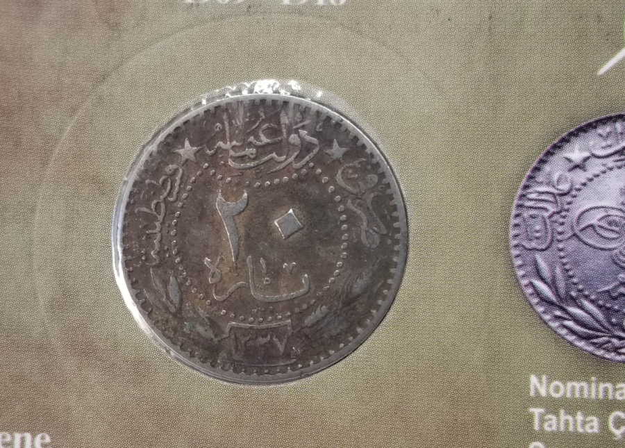 MEHMET REŞAT HAN DÖNEMİ KOLEKSİYONLUK NİKEL 20 PARA