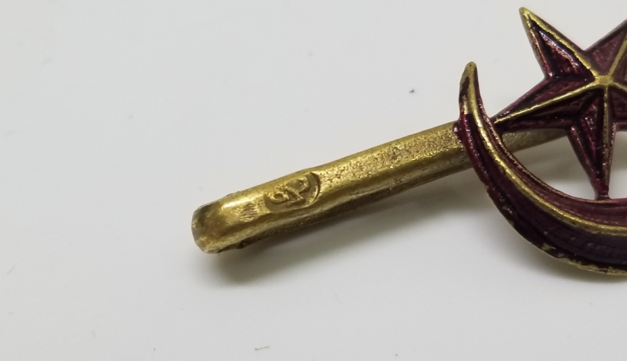 ÜZERİ AY YILDIZLI MECİDİ NİŞANI BOYUN ASKISI