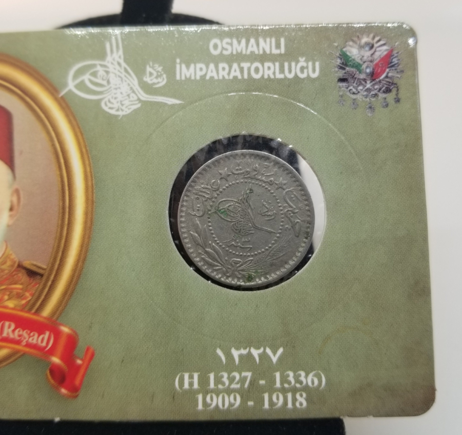 MEHMET REŞAT HAN DÖNEMİ KOLEKSİYONLUK NİKEL 10 PARA