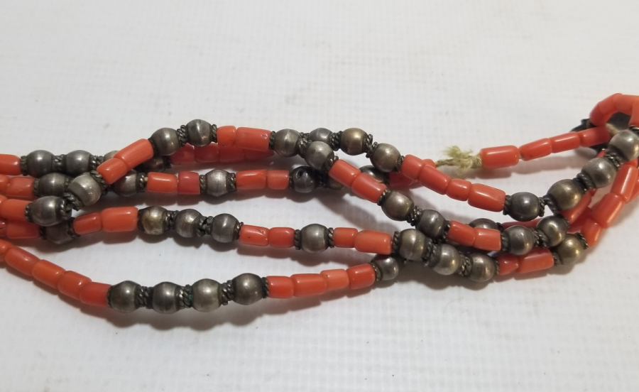 OSMANLI DÖNEMİ NADİR MERCAN TAŞLI NADİR GÜMÜŞ BİLEKLİK