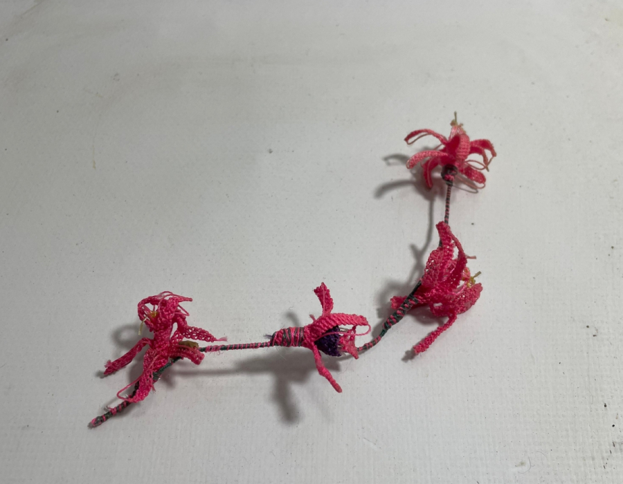 OSMANLI DÖNEMİ İĞNE OYALI KOZAK YÖRESİ NADİR GELİN ÇİÇEĞİ