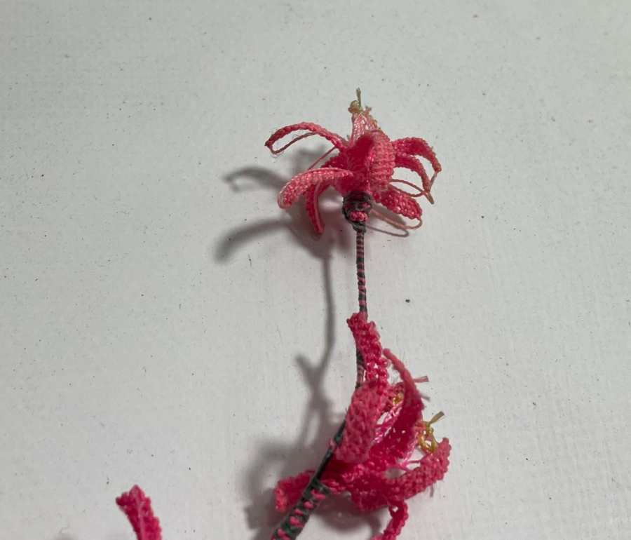 OSMANLI DÖNEMİ İĞNE OYALI KOZAK YÖRESİ NADİR GELİN ÇİÇEĞİ