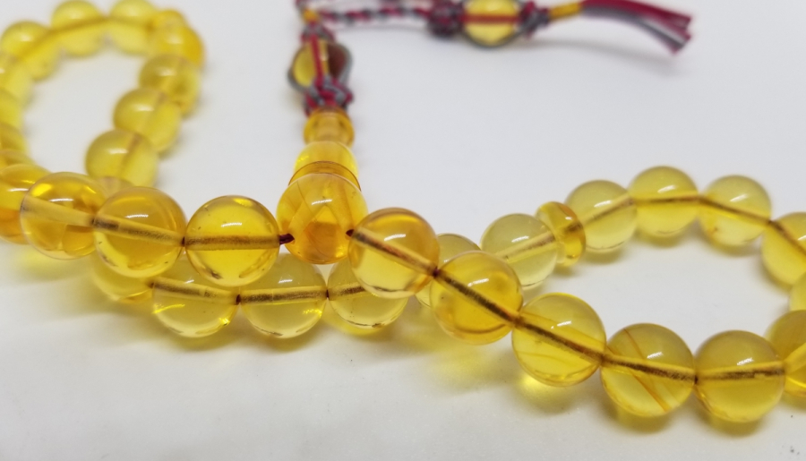 ÖZEL YAPIM DAMLA KEHRİBAR TESPİH