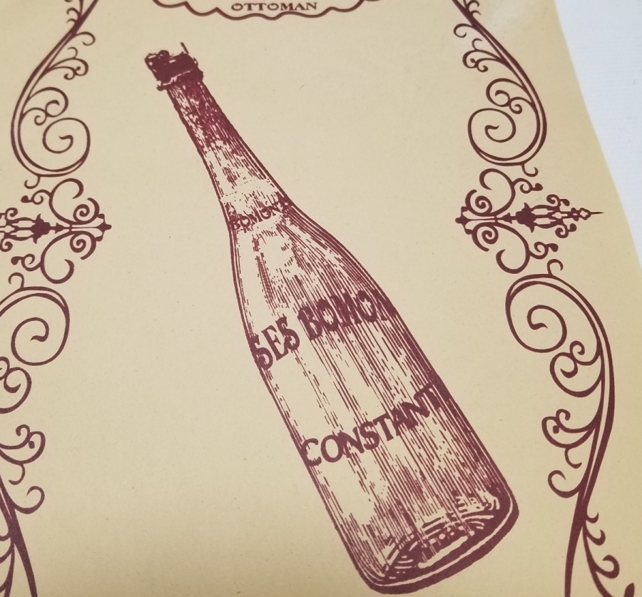 OSMANLI DÖNEMİ ÇOK NADİR BOMONTİ GAZOZ REKLAMI AFİŞİ