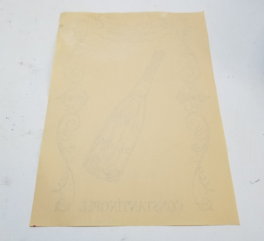 OSMANLI DÖNEMİ ÇOK NADİR BOMONTİ GAZOZ REKLAMI AFİŞİ