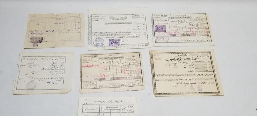 OSMANLI DÖNEMİ MAKBUZ LOTU