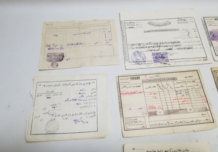 OSMANLI DÖNEMİ MAKBUZ LOTU