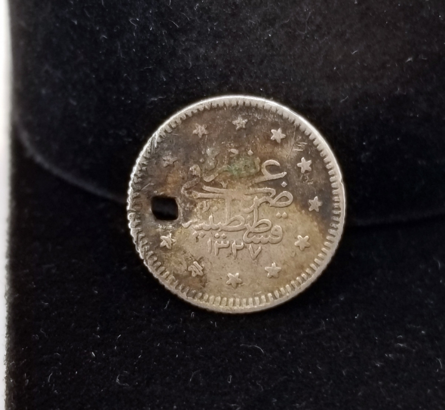 SULTAN MEHMET REŞAT HAN DÖNEMİ GÜMÜŞ 1 KURUŞ MECİDİYE