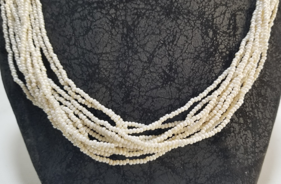 OSMANLI DÖNEMİ İNCİ FORMLU OPAL GERDANLIK