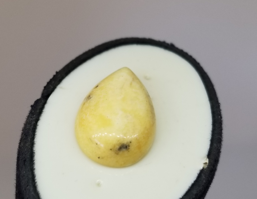 BİTKİ FOSİLLİ NADİR DAMLA KEHRİBAR YÜZÜK KAŞI