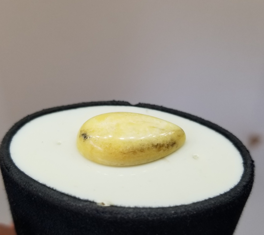 BİTKİ FOSİLLİ NADİR DAMLA KEHRİBAR YÜZÜK KAŞI