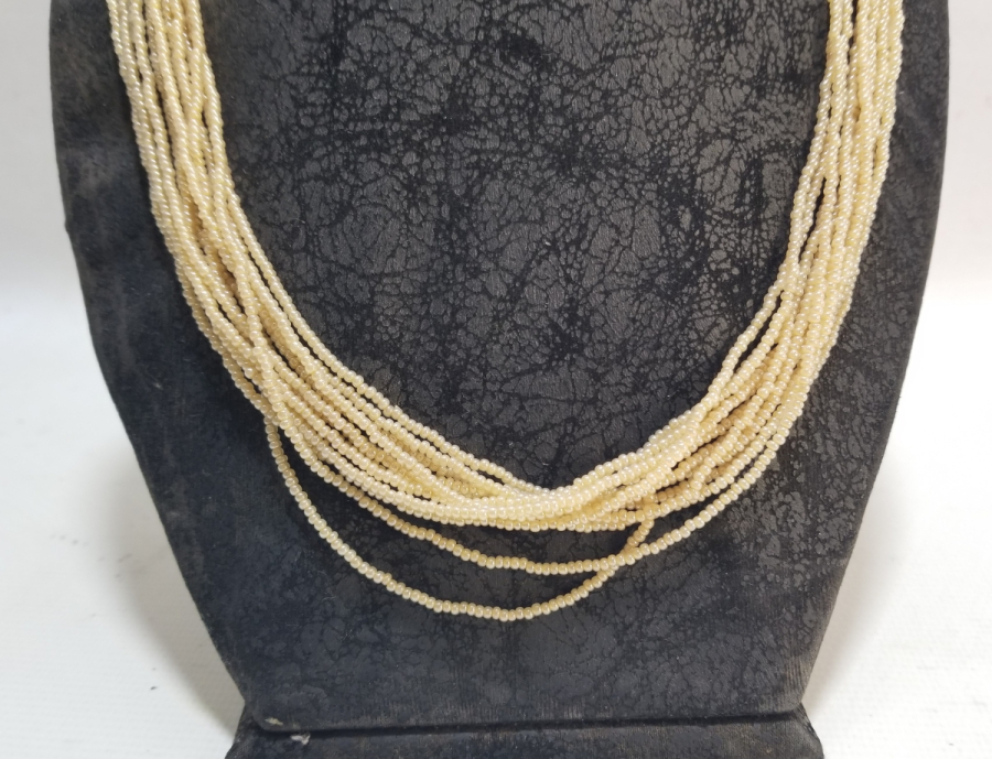 OSMANLI DÖNEMİ İNCİ FORMLU OPAL GERDANLIK