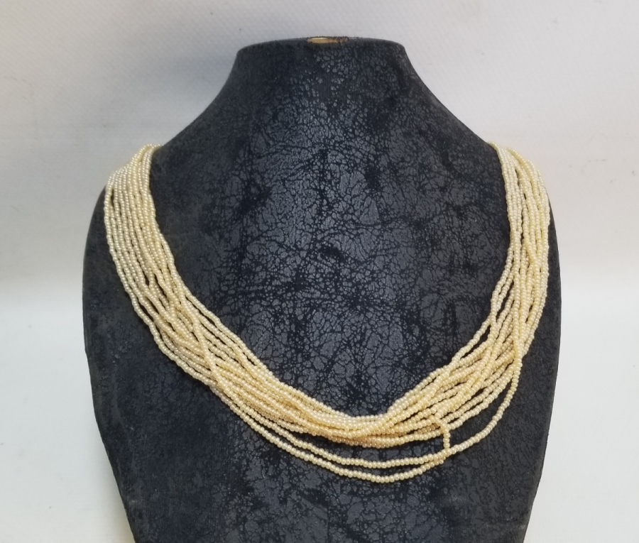 OSMANLI DÖNEMİ İNCİ FORMLU OPAL GERDANLIK