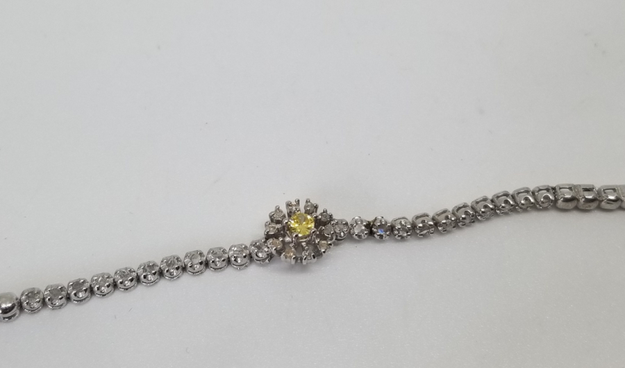 PIRLANTA TAŞLI ÖZEL YAPIM BİLEKLİK - BİLEZİK