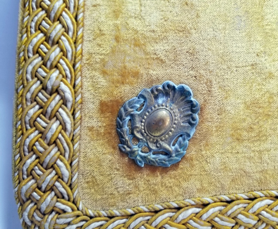 OSMANLI DÖNEMİ İPEK SIRMA İŞÇİLİKLİ ŞEHZADE EYER ÜSTÜ