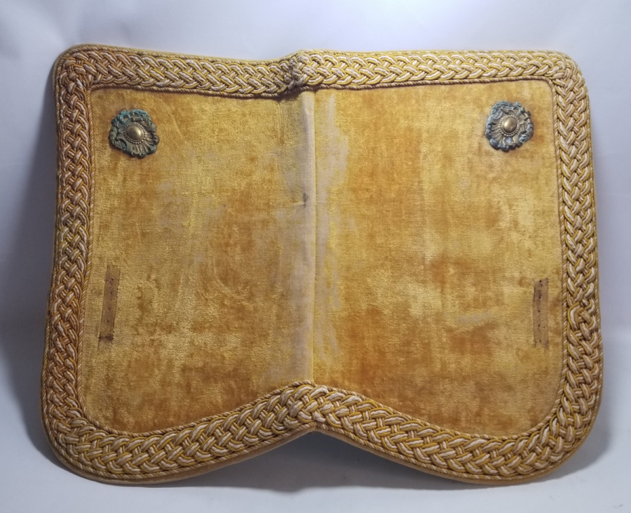 OSMANLI DÖNEMİ İPEK SIRMA İŞÇİLİKLİ ŞEHZADE EYER ÜSTÜ