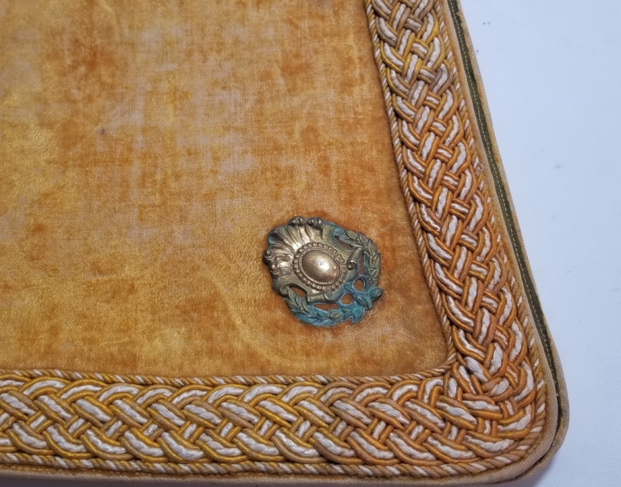 OSMANLI DÖNEMİ İPEK SIRMA İŞÇİLİKLİ ŞEHZADE EYER ÜSTÜ