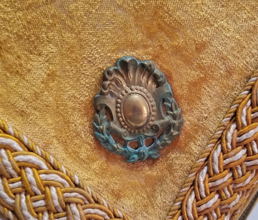 OSMANLI DÖNEMİ İPEK SIRMA İŞÇİLİKLİ ŞEHZADE EYER ÜSTÜ